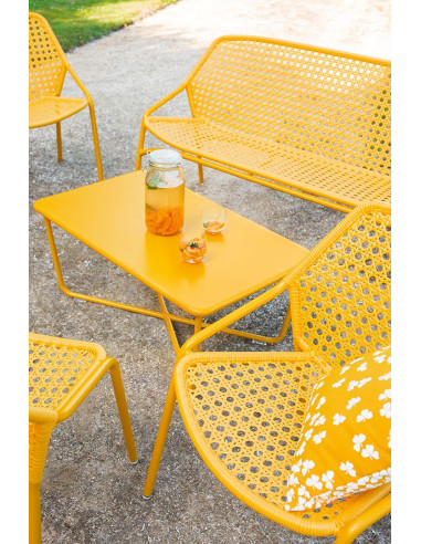 Venkovní polštář Trefle 44x44, Honey | FERMOB