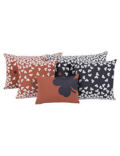 Venkovní polštář Trefle 44x68, Red Ochre | FERMOB - 1 2