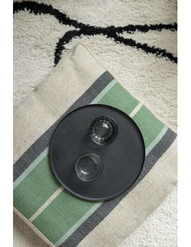 Podlahový sedák Gatsby se zeleným pruhem |...