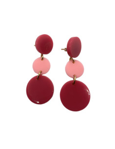 Náušnice s růžovými ověsy | FRANCINE BRAMLI