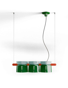 Závěsné svítidlo Yakitori C2790 zelené | | FERROLUCE