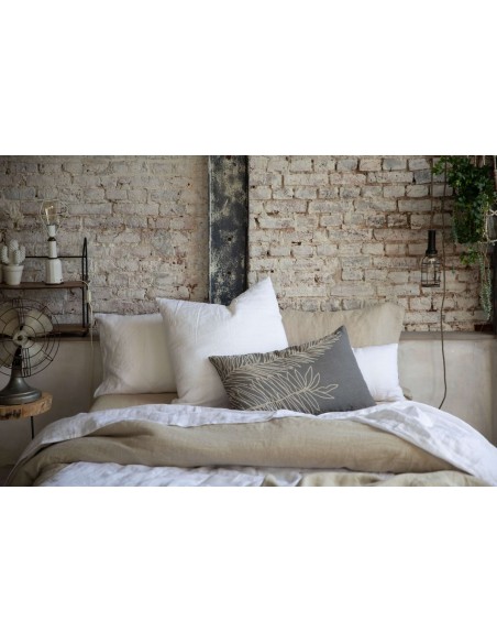 Lněný povlak polštáře Zeff-vert de gris 30x50 | VIVARAISE-4