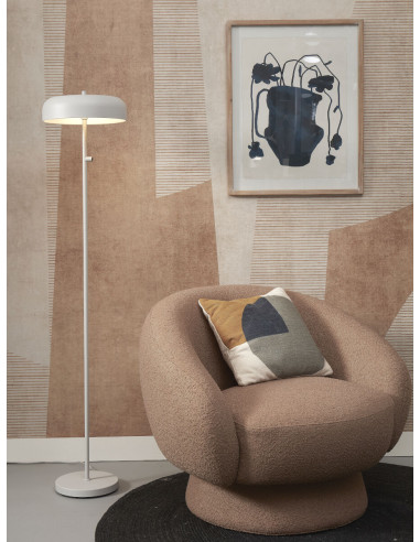 Stojací kovová lampa Porto - světle šedá | IT´S...