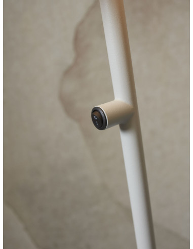 Stojací kovová lampa Porto - světle šedá | IT´S...