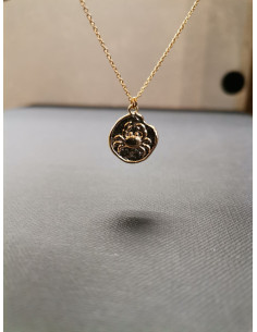 Chain with pendant, moon sign - Cancer | PIOU PIOU - 1 2