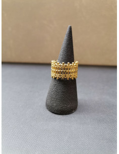 Prsten ze "zlaté krajky", nastavitelná velikost | PIOU PIOU