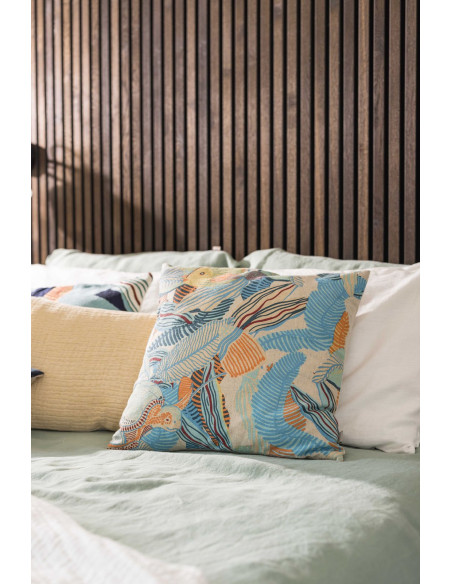 Povlak pro polštář s potiskem Dori Lagon 45x45 | VIVARAISE