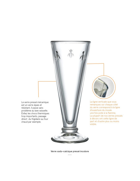 Sklenice na sekt včela | LA ROCHÈRE