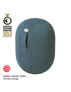 Balancing stool Kapsul M with fabric cover STOV Petrol | VLUV - 1