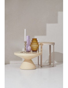 Glass vase Steps M ambra | POLS POTTEN - 1 2