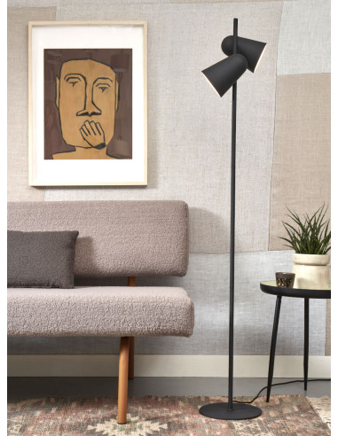 Kovová stojací lampa Salamanca, černá | IT´S...