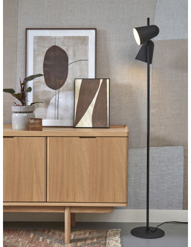 Kovová stojací lampa Salamanca, černá | IT´S...