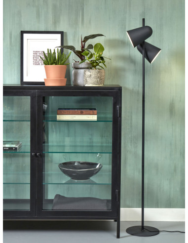 Kovová stojací lampa Salamanca, černá | IT´S...