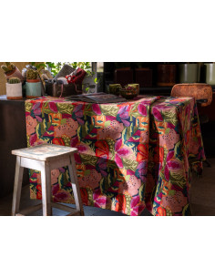 Bavlněný ubrus s potiskem Kiriku 140x170 | TESSITURA TOSCANA TELERIE - 1 2