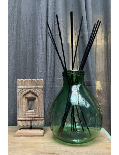 Vyřezávaný panel na podstavci z teaku | dovoz Indie-1 2