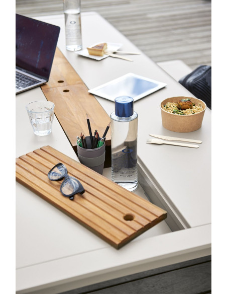 Jídelní stůl Bellevie s úložným prostorem 196x90 | FERMOB