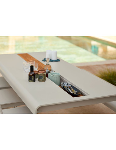 Jídelní stůl Bellevie s úložným prostorem...