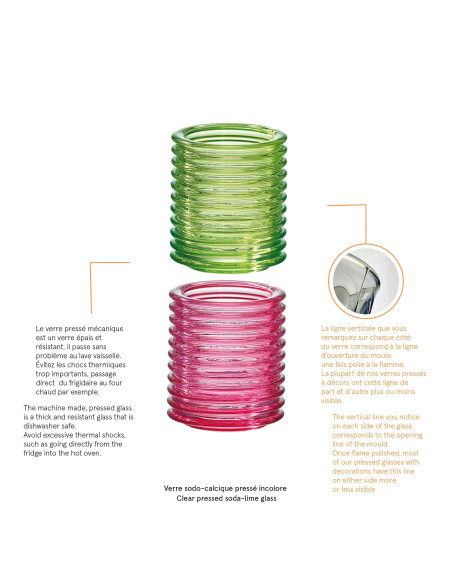 copy of Glass candle holder Buzz - set of 2 | LA ROCHÈRE - 3