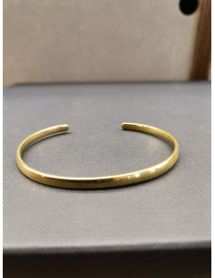 Hladký zlatý náramek, otevřený | PIOU PIOU