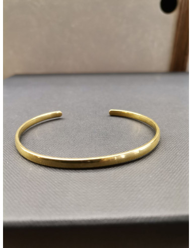 Hladký zlatý náramek, otevřený | PIOU PIOU