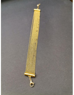 Víceřadý řetízkový náramek ve zlaté barvě | PIOU PIOU