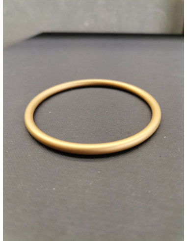 Pevný náramek v matné zlaté barvě | PIOU PIOU