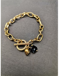 Řetízkový náramek s ověskem a spinelem | PIOU PIOU - 1