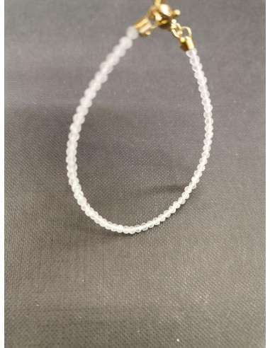 Náramek z drobných korálků měsíčního kamene |...