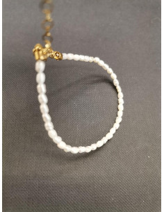 Náramek z drobných říčních perliček | PIOU PIOU 2