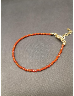 Náramek z drobných korálků karneolu | PIOU PIOU - 1 2