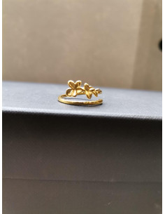 Prstýnek spirála s květinou |  PIOU PIOU - 1 2