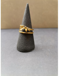 Prstýnek spirála s květinou |  PIOU PIOU - 1