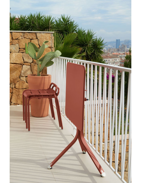Folding metal table Rest'O 57x57cm outdoor/ indoor| FERMOB - 28
