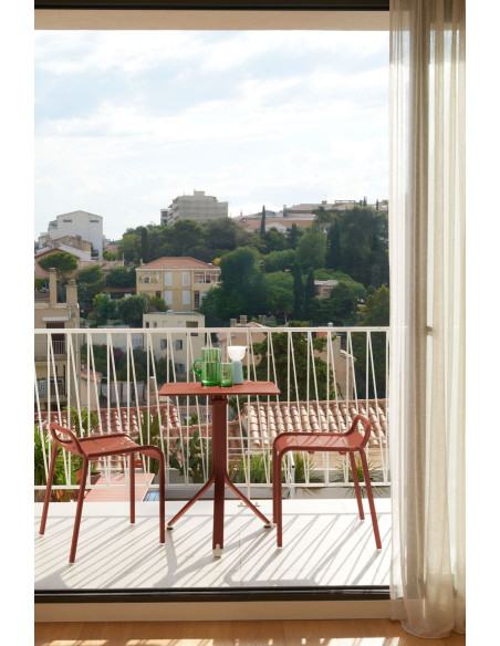 Folding metal table Rest'O 57x57cm outdoor/ indoor| FERMOB - 29