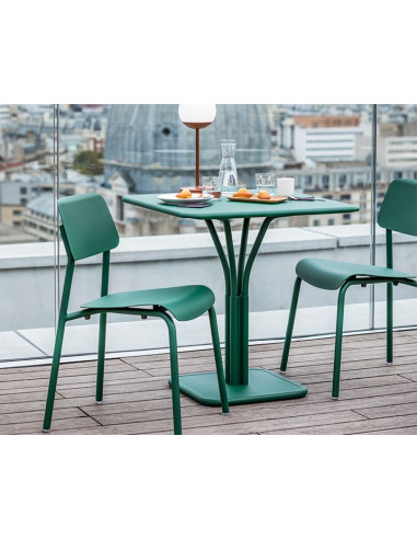 Zahradní stůl Luxembourg 71x71 s centrální...