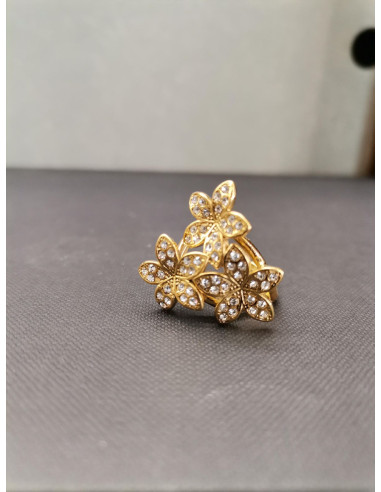 Prsten s třpytivými květinami | PIOU PIOU - 2