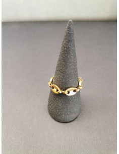 Řetízkový prsten ve zlaté barvě | PIOU PIOU