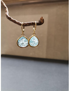 Náušnice se světle modrým ověsem | PIOU PIOU - 1