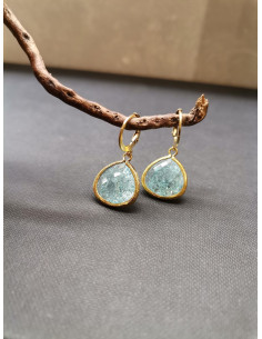 Náušnice se světle modrým ověsem | PIOU PIOU - 1 2