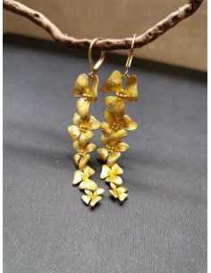 Náušnice s květinovým ověsem | PIOU PIOU