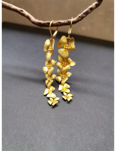 Náušnice s květinovým ověsem | PIOU PIOU