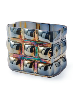 Skleněná váza Bubble S, modrá | POLS POTTEN