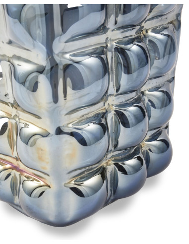 Skleněná váza Bubble S, modrá | POLS POTTEN