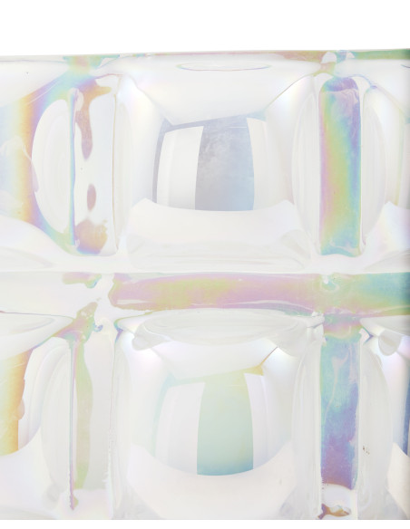 Skleněná váza Bubble L, bílá | POLS POTTEN