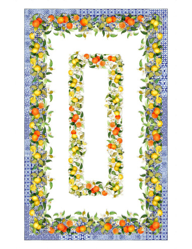 Lněný ubrus s potiskem Sevillana 170x270 |...