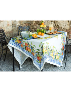 Lněný ubrus s potiskem Sevillana 170x270 | TESSITURA TOSCANA TELERIE - 2