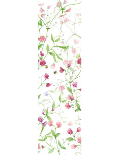 Běhoun na stůl s potiskem Petits Pois 45x170 | TESSITURA TOSCANA TELERIE - 1