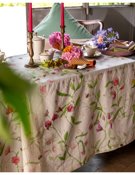 Ubrus s potiskem Petits Pois 140x170 | TESSITURA TOSCANA TELERIE