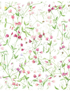 Ubrus s potiskem Petits Pois 140x170 | TESSITURA TOSCANA TELERIE - 1 2