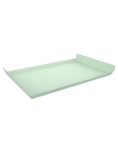 Kovový podnos Alto 36x23,5 outdoor i indoor | FERMOB ice mint